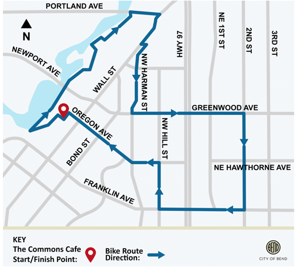 Friday night October 3 ride map